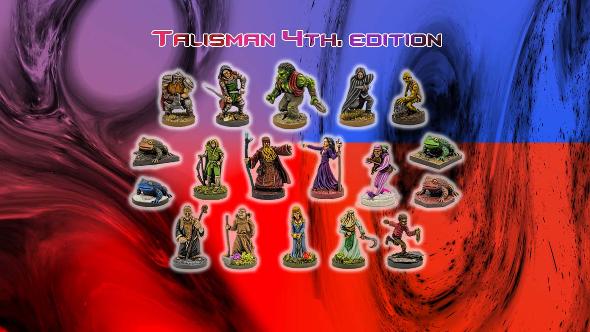 Talisman 4th. + Reaper expansion edition board game