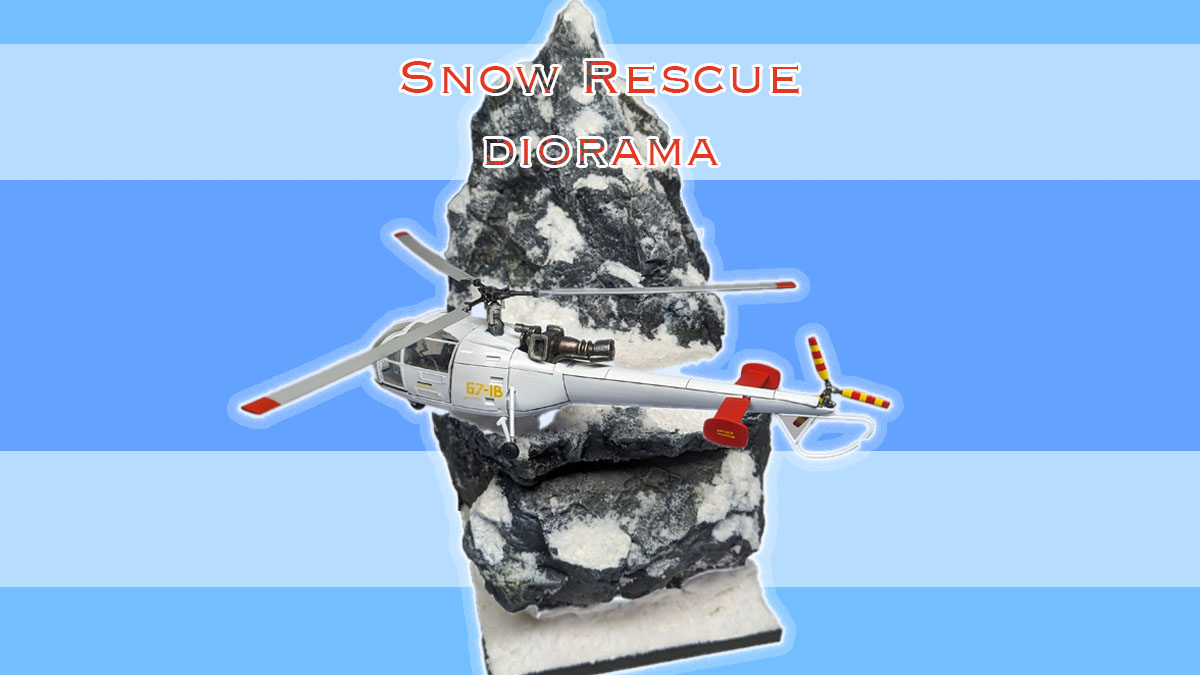 ‘Snow Rescue’, Alouette III diorama #2