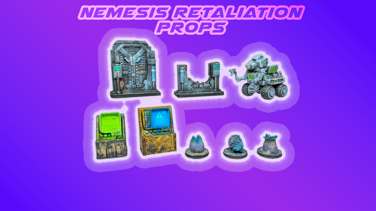 Nemesis Retaliation props painted
